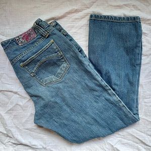 Tommy Hilfiger Straight Leg Jeans - Floral Inside - Size 10